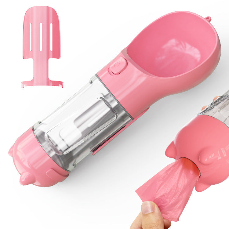Groom Glory 3-in-1 Portable Dog Water Bottle