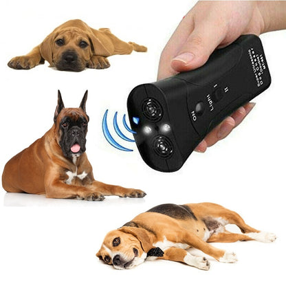 Groom Glory 3-in-1 Ultrasonic Dog Repeller – Bark Control & LED Training Device