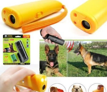 Groom Glory 3-in-1 Ultrasonic Dog Repeller – Bark Control & LED Training Device