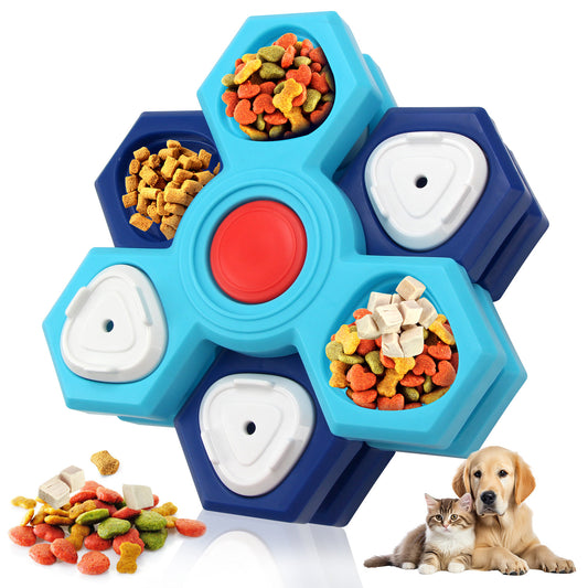 Groom Glory 4-Layer Slow Feeder Puzzle Bowl for Dogs – Interactive Anti-Bloat Design