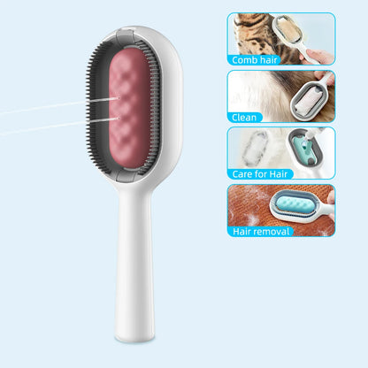 Groom Glory 4-in-1 Cat Hair Brush with Water Tank – Grooming & Cleaning Comb