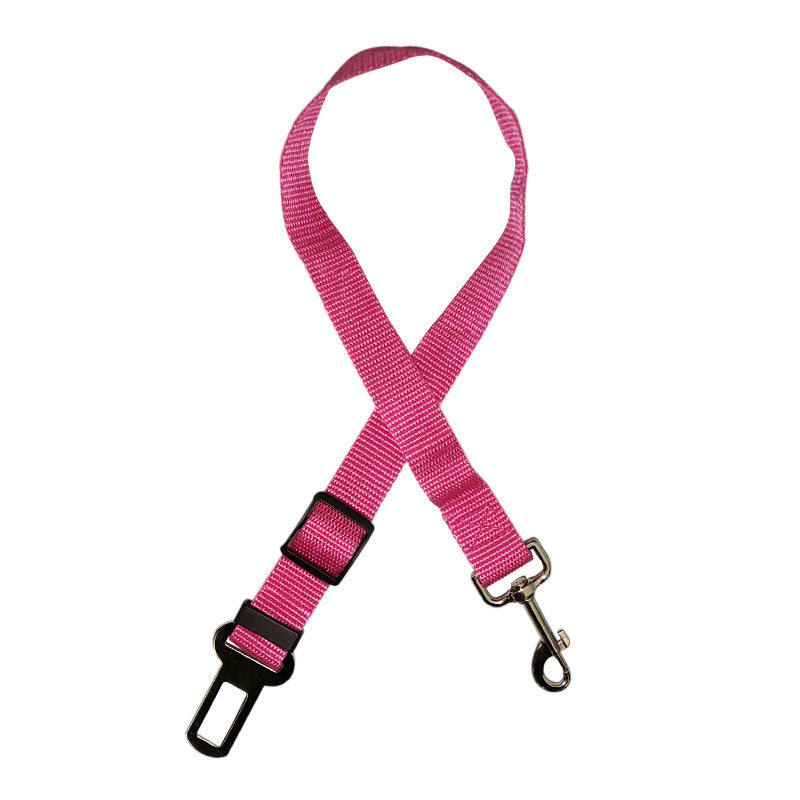 Groom Glory Adjustable Pet Car Seat Belt & Retractable Hand-Held Leash – Multi-Function Safety Rope