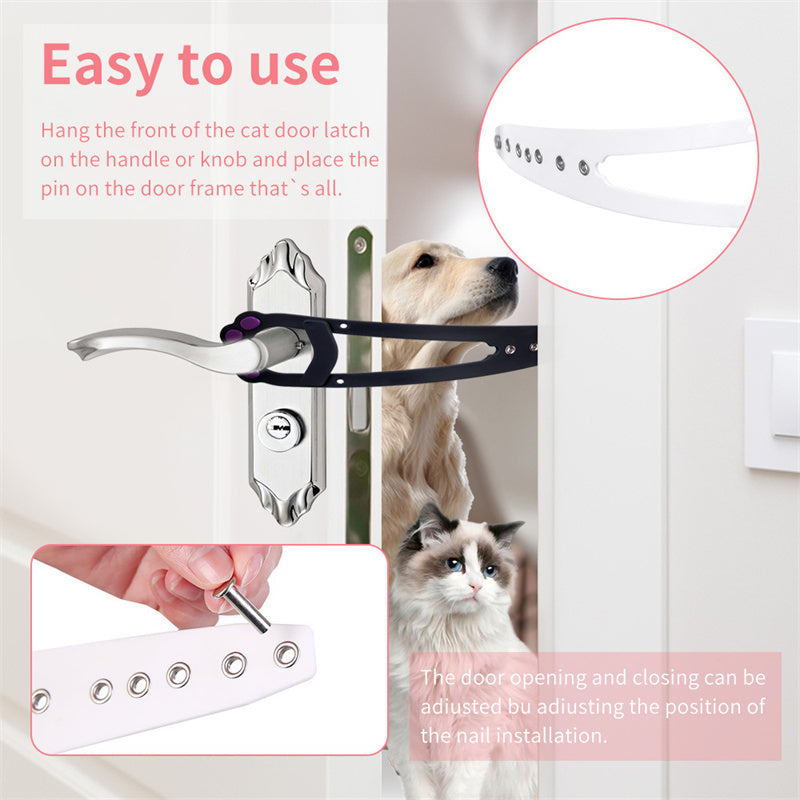 Groom Glory Adjustable Pet Door Holder Latch