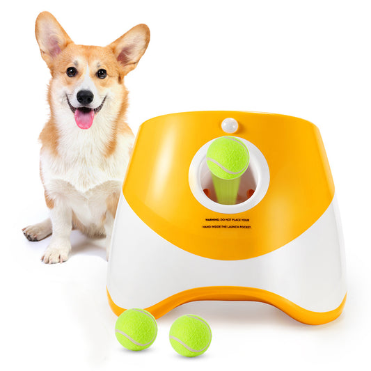 Groom Glory Automatic Dog Ball Launcher – Interactive Tennis Ball Thrower
