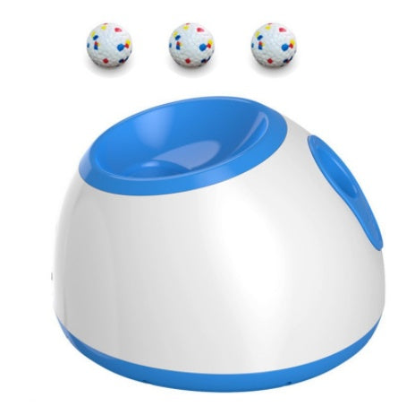 Groom Glory Automatic Dog Ball Launcher – Tennis Throwing Machine with 3 Balls