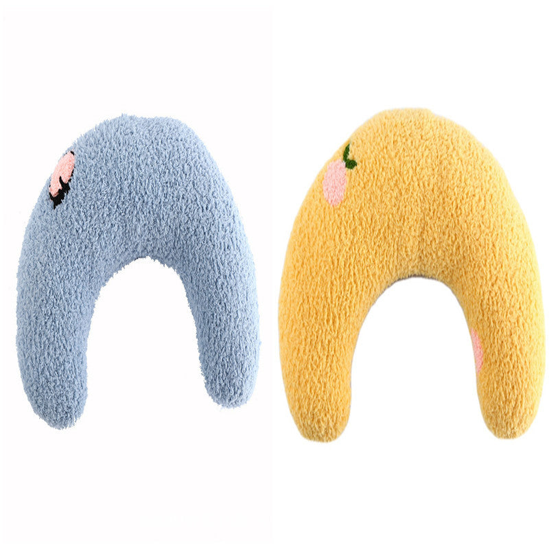 Groom Glory Cat U-Shaped Sleep Pillow – Soft Neck Support for Small Pets