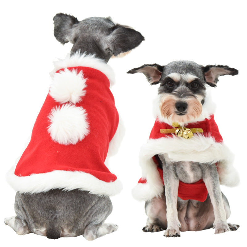 Groom Glory  Cute Christmas Cloak for Dogs & Cats – Holiday or Halloween Pet Costume