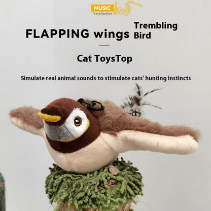 Groom Glory Electric Flapping Plush Pet Toy – Interactive Sound Coati Toy