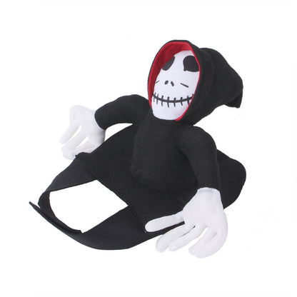 Groom Glory  Funny Halloween Pet Costume – Spider, Pumpkin, or Goblin Rider Cosplay Outfit for Dogs & Cats