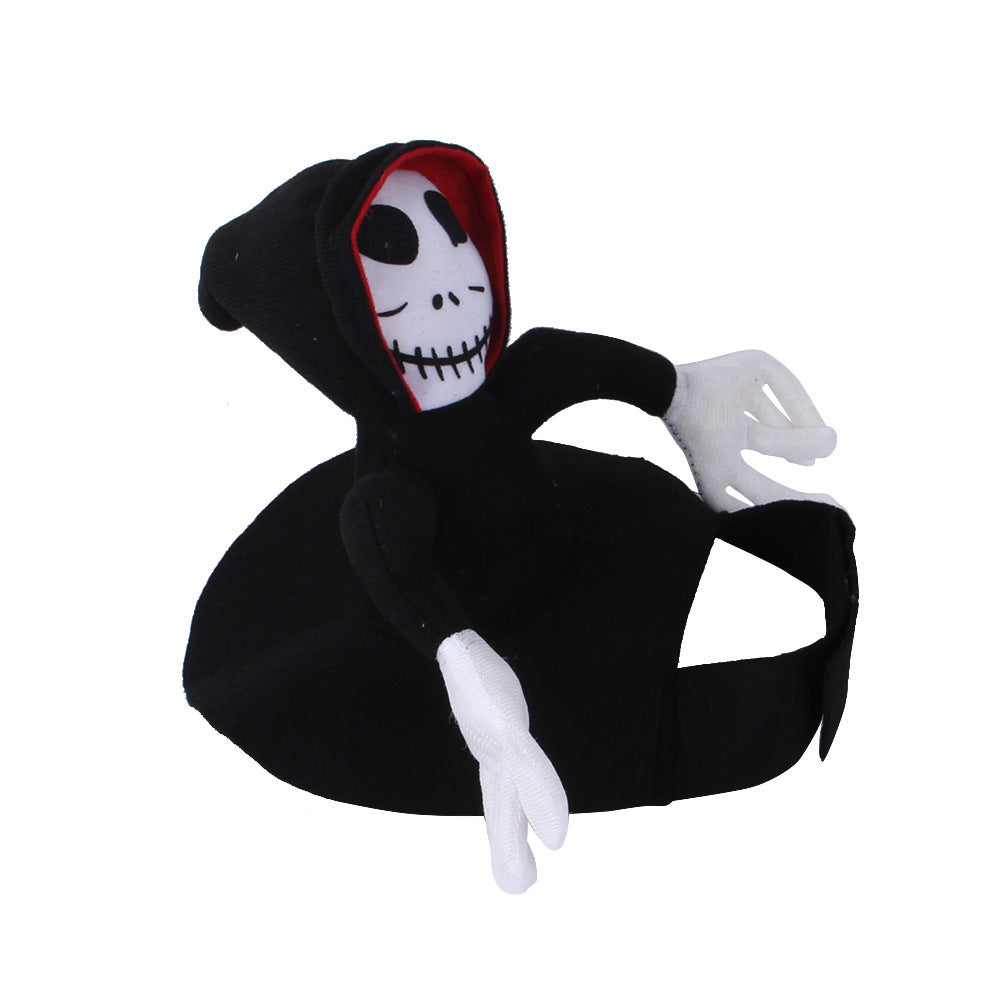 Groom Glory  Funny Halloween Pet Costume – Spider, Pumpkin, or Goblin Rider Cosplay Outfit for Dogs & Cats