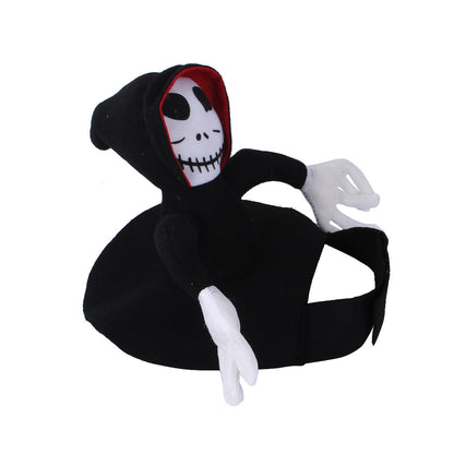 Groom Glory  Funny Halloween Pet Costume – Spider, Pumpkin, or Goblin Rider Cosplay Outfit for Dogs & Cats