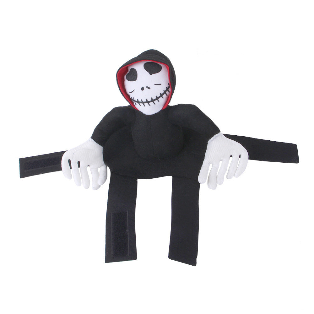 Groom Glory  Funny Halloween Pet Costume – Spider, Pumpkin, or Goblin Rider Cosplay Outfit for Dogs & Cats