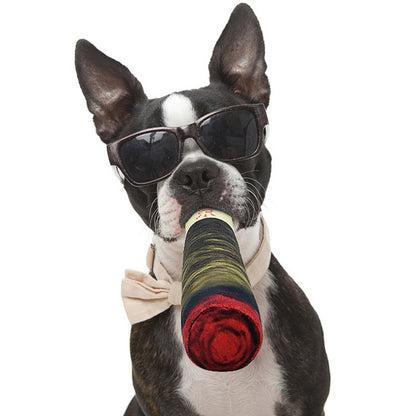 Groom Glory Funny Plush Dog Toy – Fake Cigarette Sound Toy for Pets