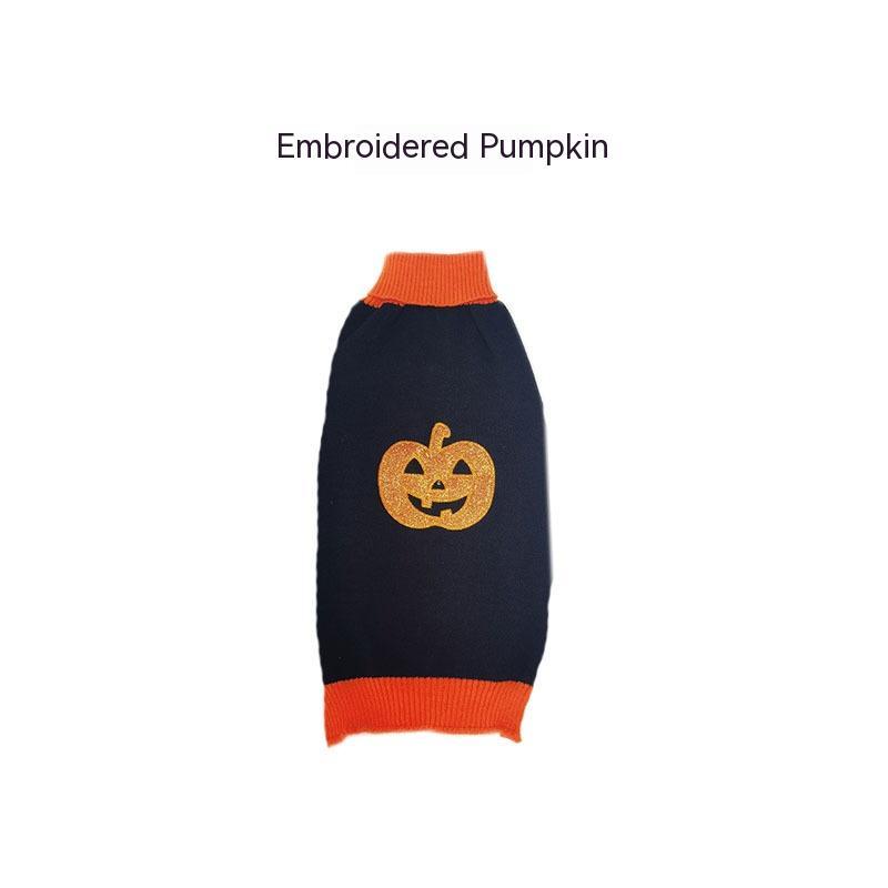 Groom Glory Halloween Dog Sweaters – Cozy Pet Costume for Small Dogs | Fall & Winter Cosplay Outfit