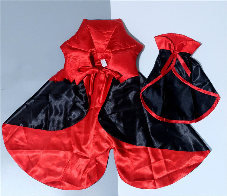 Groom Glory  Halloween Pet Costume – Vampire King Cape for Dogs & Cats