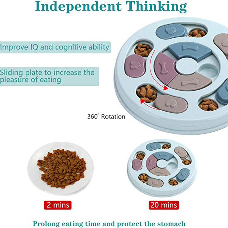 Groom Glory Interactive Dog Puzzle Feeding Bowl
