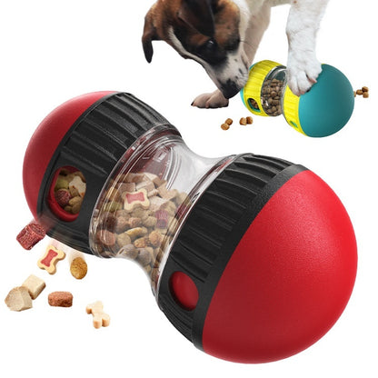 Groom Glory Interactive Dog Puzzle Toy – Food Dispensing Tumbler Ball