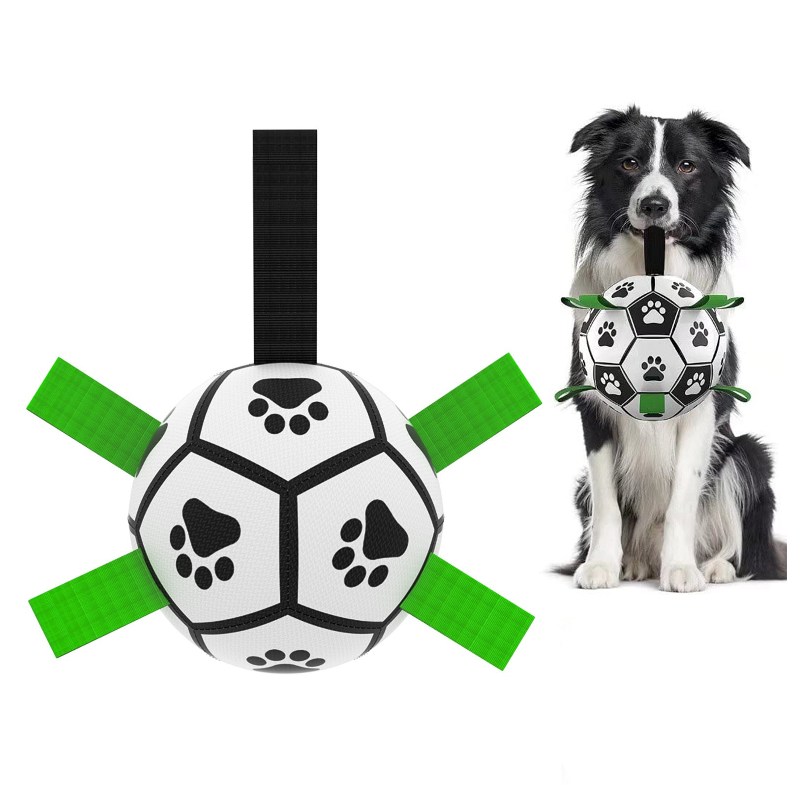 Groom Glory Interactive Dog Soccer Ball – Inflatable Training Toy for Large Dogs