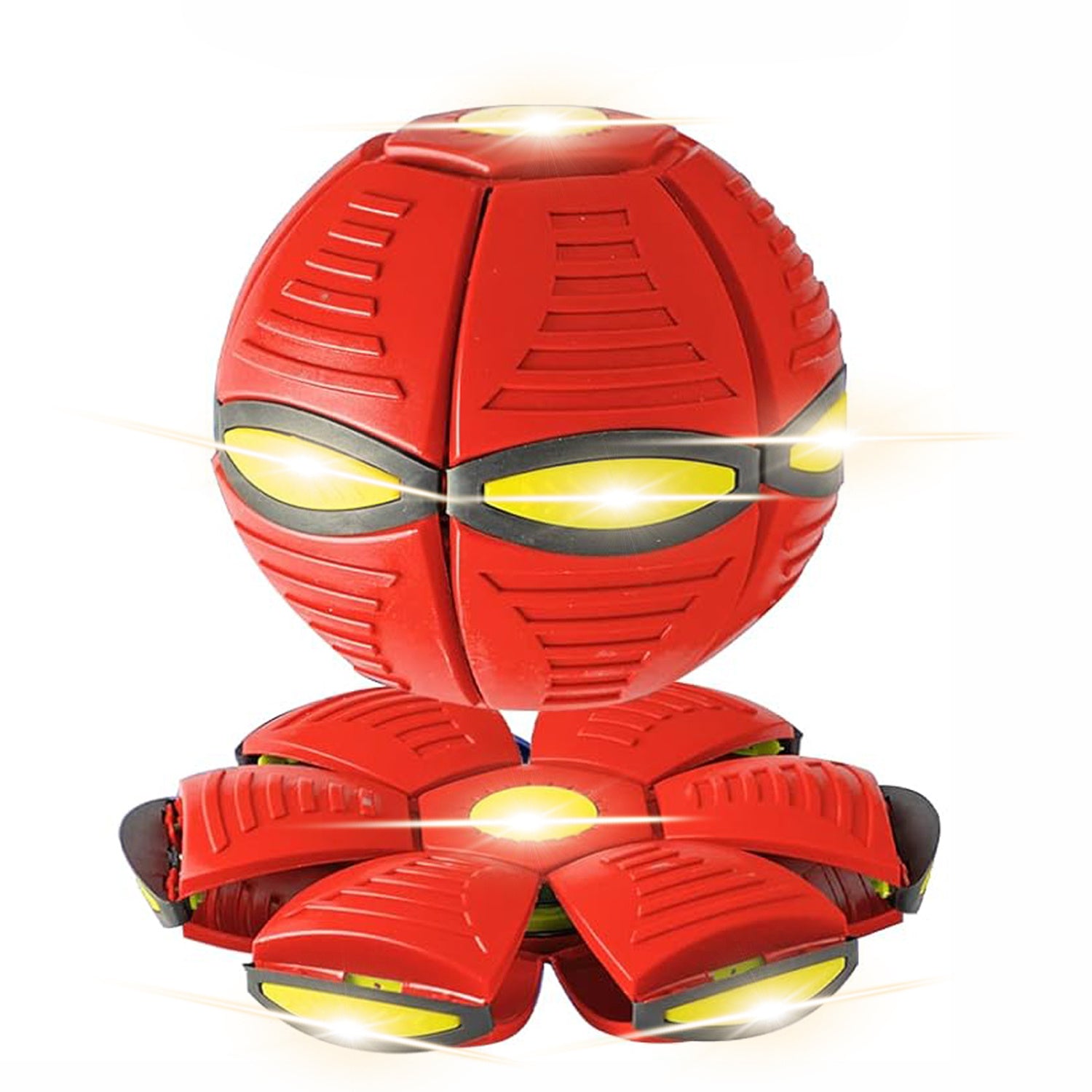 Groom Glory Magic Flying Saucer Ball Dog Toy with Lights – Outdoor Pet Game