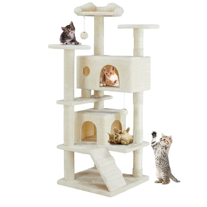 Groom Glory Multi-Level Cat Tree Tower – Activity Frame with Loungers & Perches