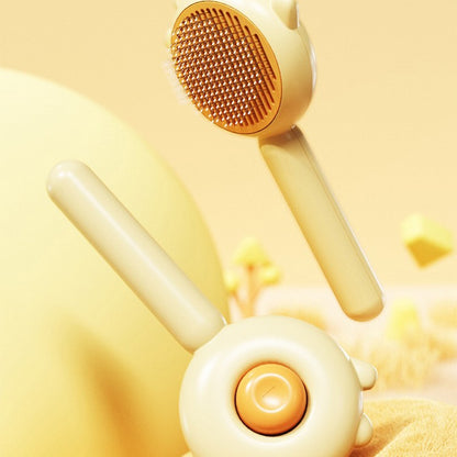 Groom Glory Pet Hair Removal Massage Comb - Gentle Grooming Brush
