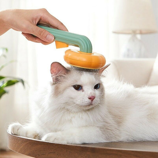 Pet Pumpkin Grooming Brush for Dogs & Cats