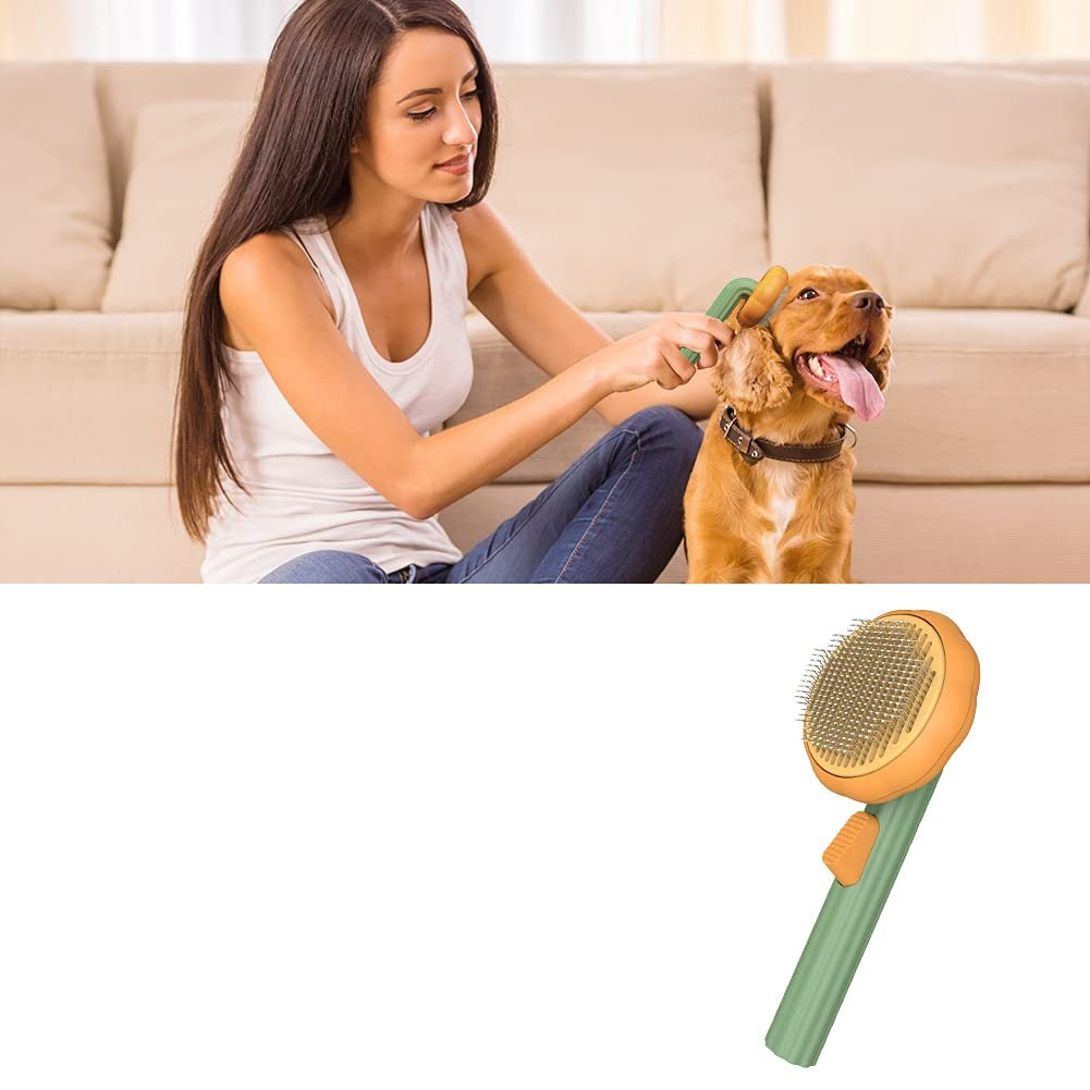 Groom Glory Pet Pumpkin Grooming Brush for Dogs & Cats