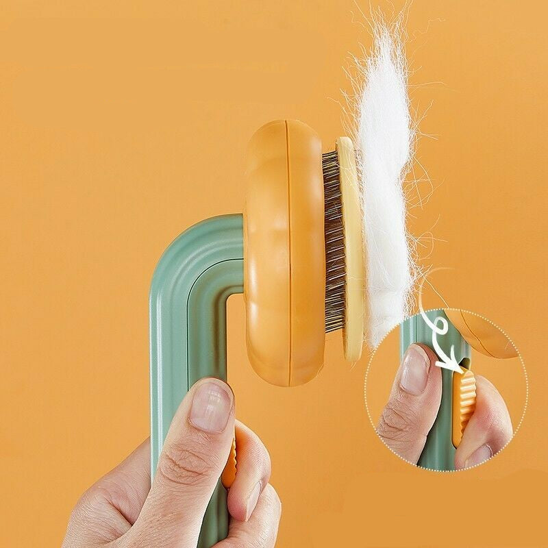 Groom Glory Pet Pumpkin Grooming Brush for Dogs & Cats