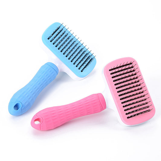 Groom Glory Pet Self-Cleaning Grooming Comb - Easy Deshedding Brush