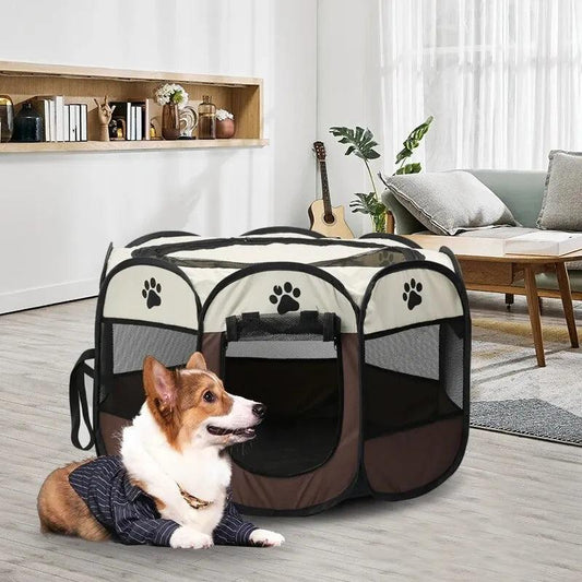 Groom Glory Portable Foldable Pet Tent - Waterproof & Breathable