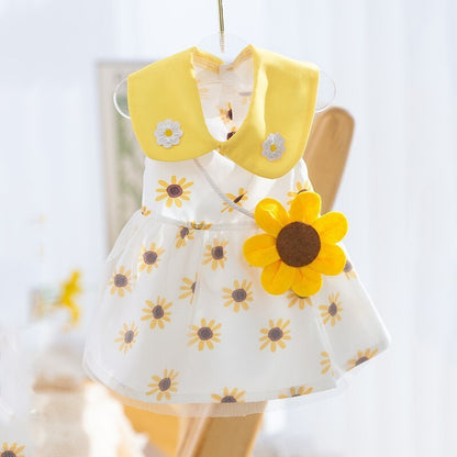 Princess Style Dog Skirt - Thin & Breathable Satin Dress