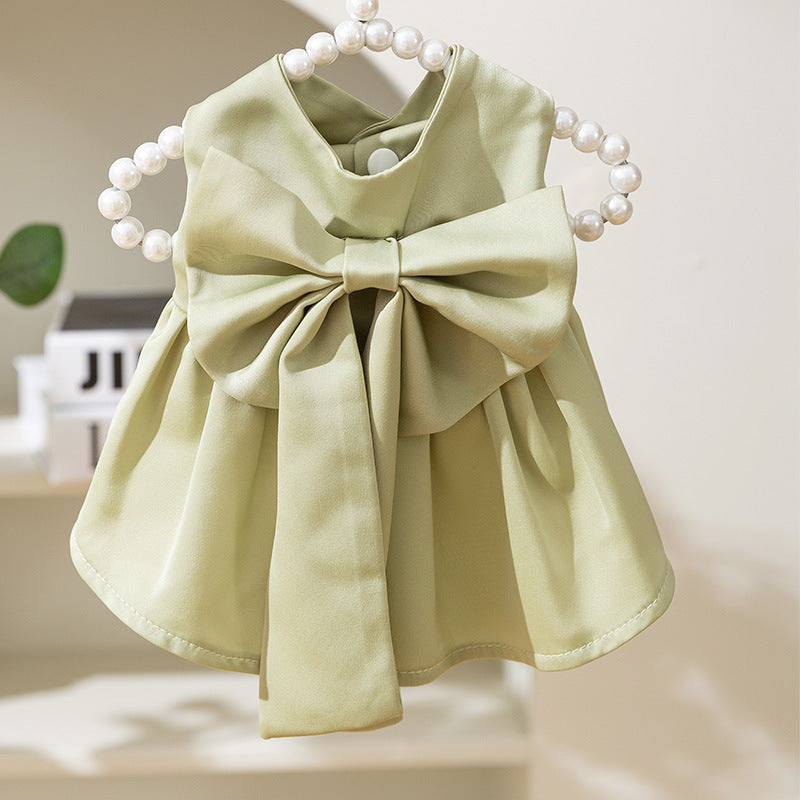 Groom Glory Princess Style Dog Skirt - Thin & Breathable Satin Dress