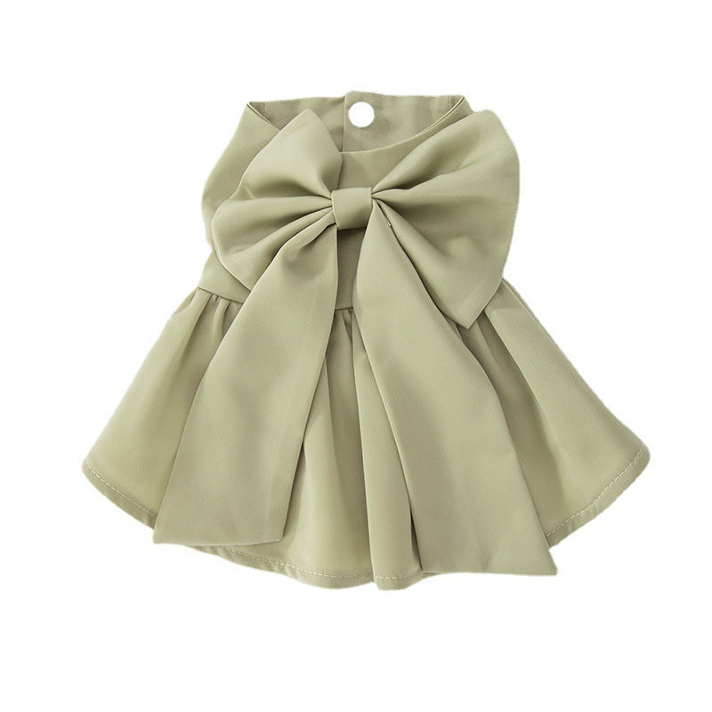 Groom Glory Princess Style Dog Skirt - Thin & Breathable Satin Dress