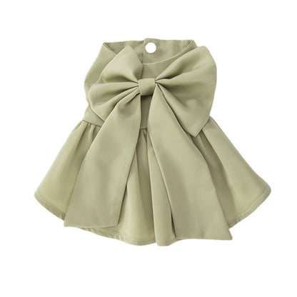 Groom Glory Princess Style Dog Skirt - Thin & Breathable Satin Dress