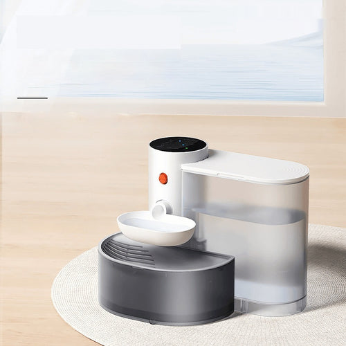 Groom Glory Rechargeable Dump Cat Water Fountain - Automatic Water Feeder