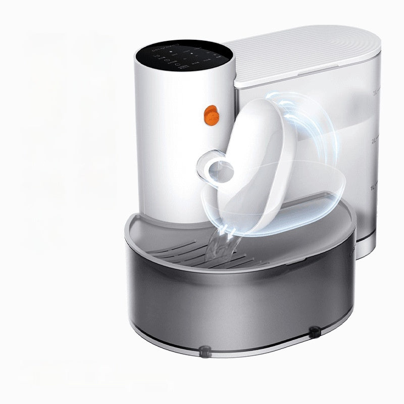 Groom Glory Rechargeable Dump Cat Water Fountain - Automatic Water Feeder