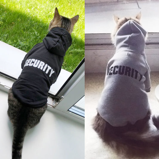 Groom Glory Security Dog Sweater – Soft Fleece Hoodie for Small Pets