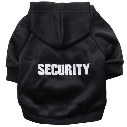 Groom Glory Security Dog Sweater – Soft Fleece Hoodie for Small Pets