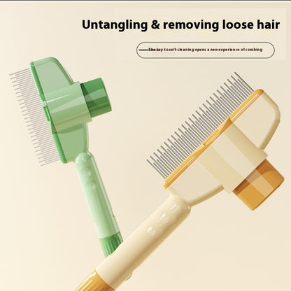 Groom Glory Self-Cleaning Pet Comb for Dogs & Cats