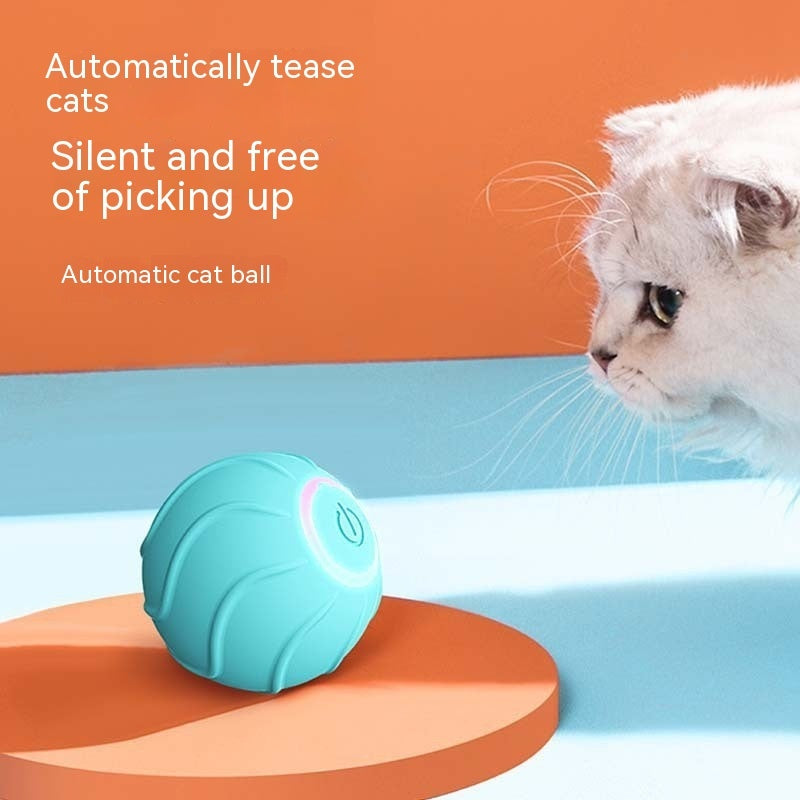 Groom Glory Smart Rolling Ball Cat Toy – USB Rechargeable Interactive Toy
