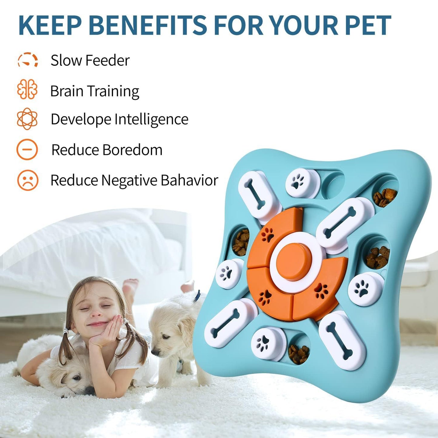 Groom Glory Treat-Dispensing Dog Puzzle Toy - Mental Stimulation & Fun!