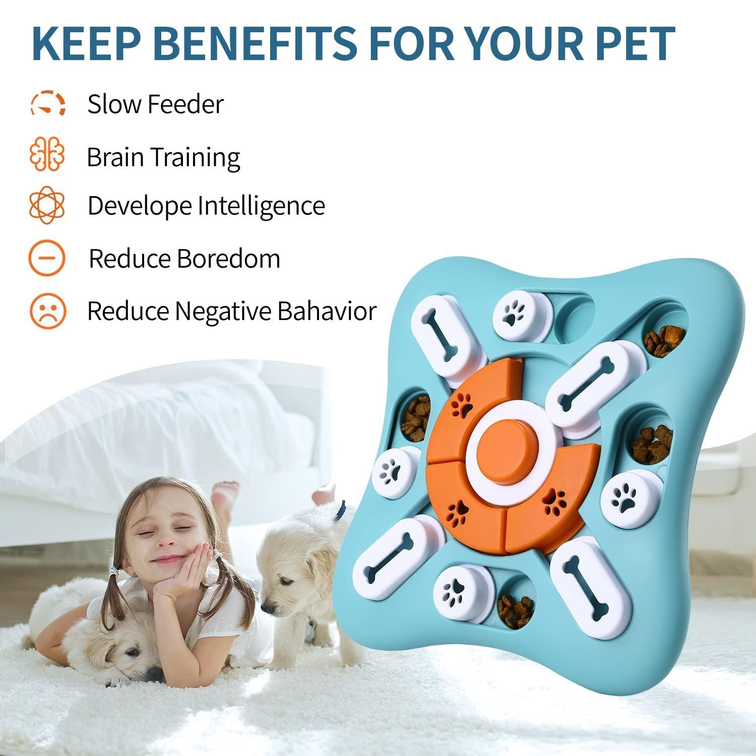 Groom Glory Treat-Dispensing Dog Puzzle Toy - Mental Stimulation & Fun!