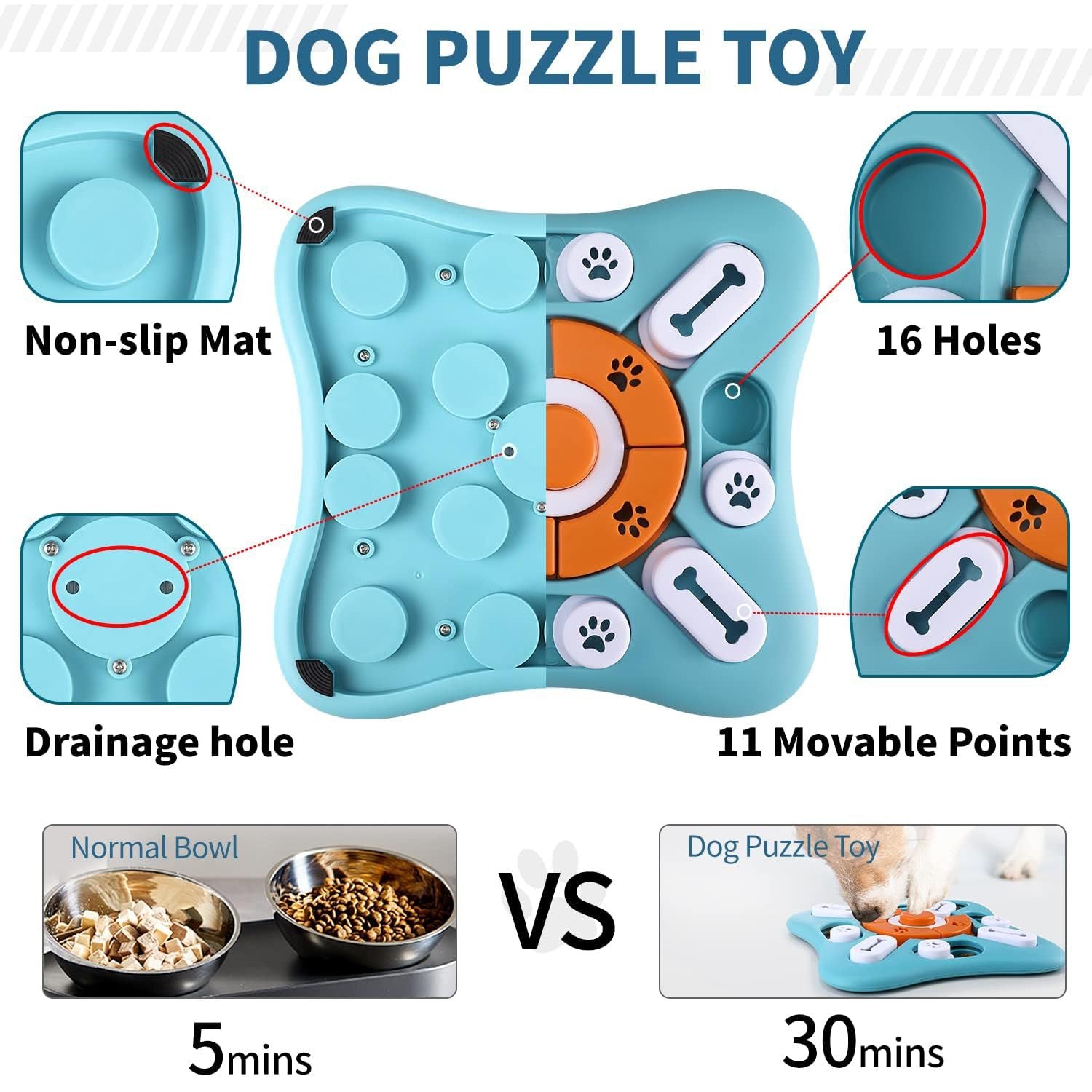 Groom Glory Treat-Dispensing Dog Puzzle Toy - Mental Stimulation & Fun!