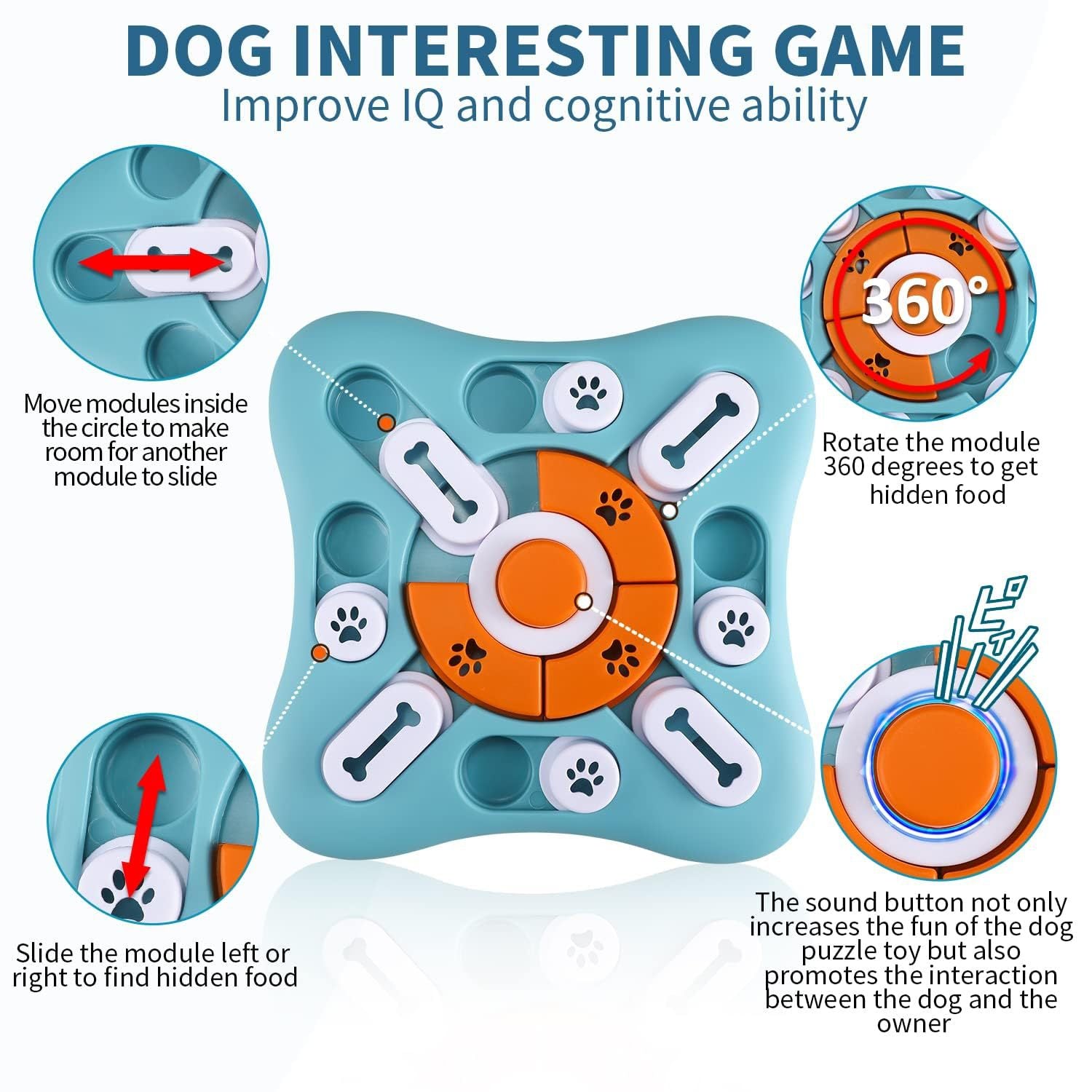 Groom Glory Treat-Dispensing Dog Puzzle Toy - Mental Stimulation & Fun!